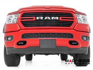 Dodge Ram 1500 4WD Tow Hook Brackets - w/ Bezels